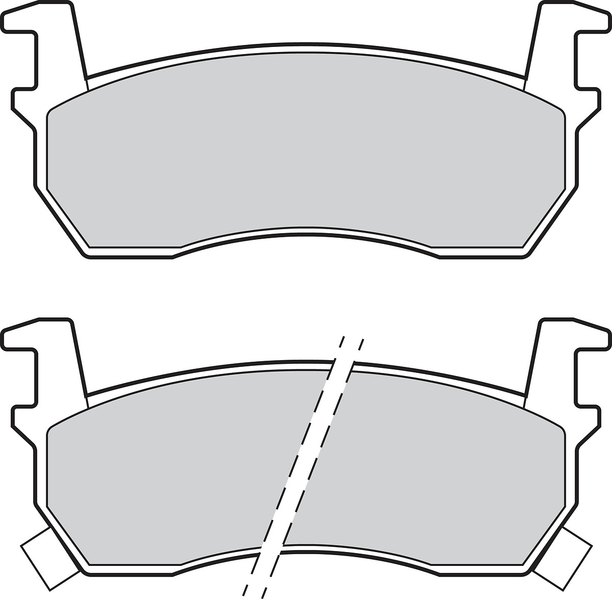 Jeu de 4 plaquettes de frein VALEO ref. 302839